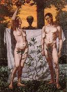 Hans Thoma Adam and Eve USA oil painting artist